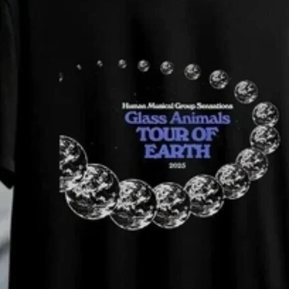Glass Animals Tour Of Earth 2025 T-Shirt, Concert T Shirt 187 - Picture 2 of 6